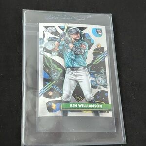 2025 Topps Chrome Cosmic Ben Williamson Rookie Card #170 Mariners
